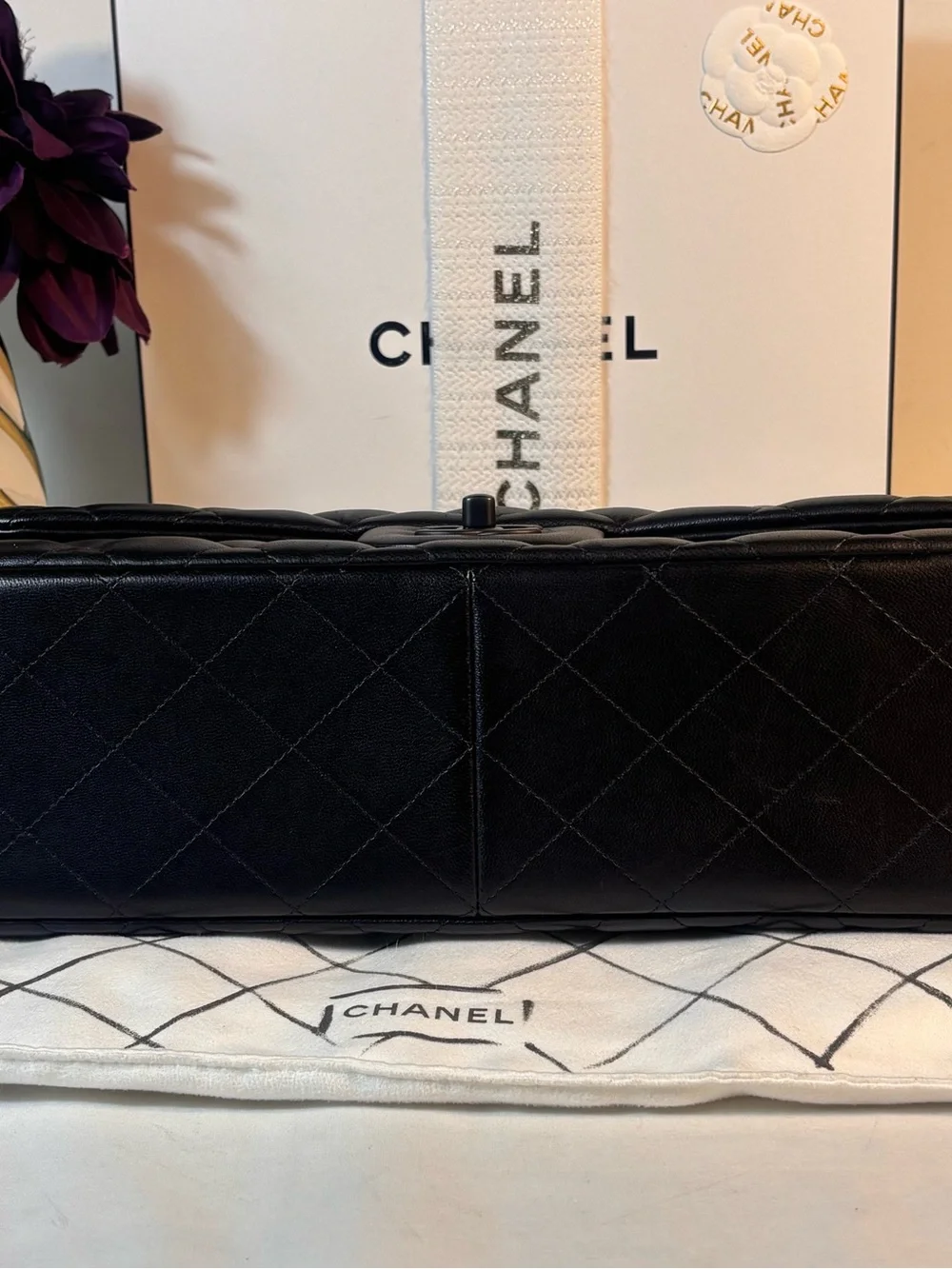 Chanel Jumbo Classic Double Flap So Black